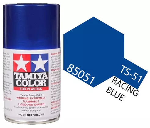 Tamiya TS-51 Racing Blue Lacquer Spray Paint, 100ml product photo
