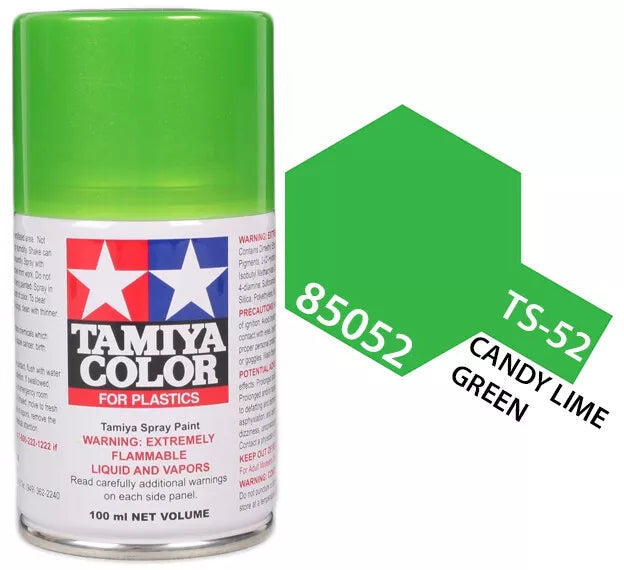 Tamiya TS-52 CandyLime Green Lacquer Spray Paint, 100ml product photo