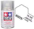 Tamiya TS-79 Semi Gloss Clear Lacquer Spray Paint, 100ml product photo