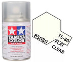 Tamiya TS-80 Flat Clear Lacquer Spray Paint, 100ml product photo