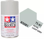 Tamiya TS-81 Royal Light Gray Lacquer Spray Paint, 100ml product photo