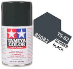 Tamiya TS-82 Black Rubber Lacquer Spray Paint, 100ml product photo