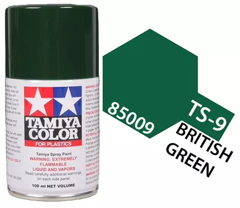Tamiya TS-9 Racing Green Lacquer Spray Paint, 100ml product photo