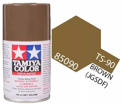 Tamiya TS-90 Brown (JGSDF) Lacquer Spray Paint, 100ml product photo