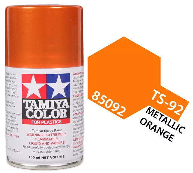 Tamiya TS-92 Metallic Orange Lacquer Spray Paint, 100ml product photo
