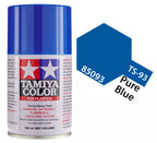 Tamiya TS-93 Pure Blue Lacquer Spray Paint, 100ml product photo