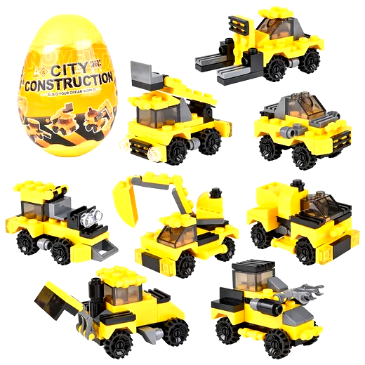 Building Block Construction Trucks