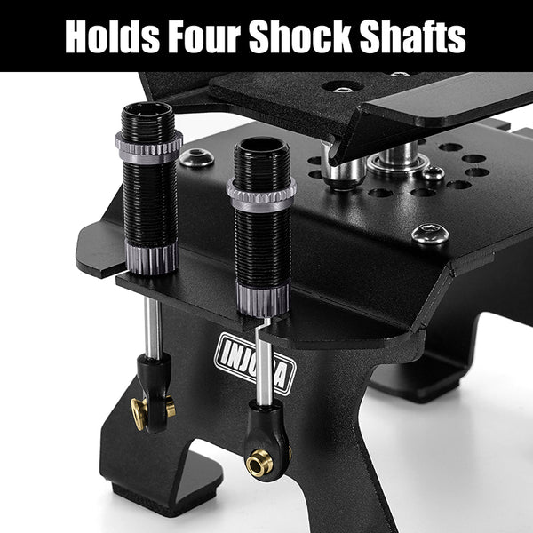 Aluminum RC Car Stand w/Shock Holder 1/24 Black