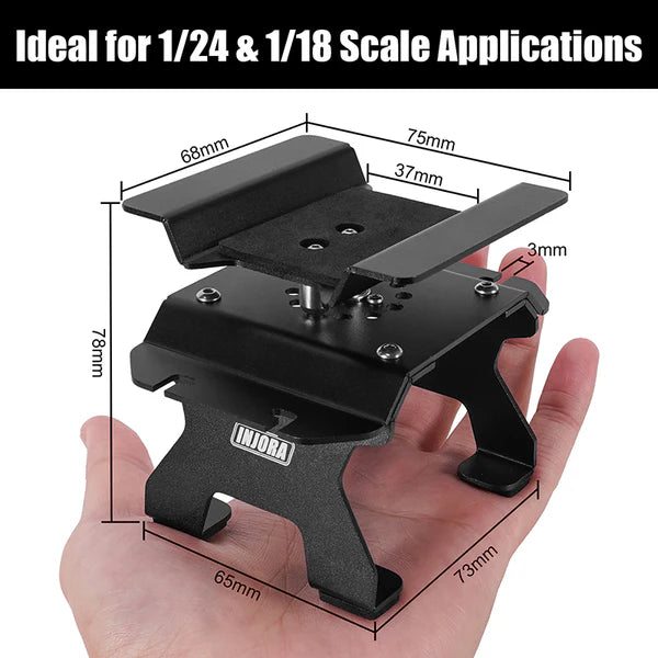Aluminum RC Car Stand w/Shock Holder 1/24 Black
