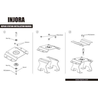 Aluminum RC Car Stand w/Shock Holder 1/24 Black