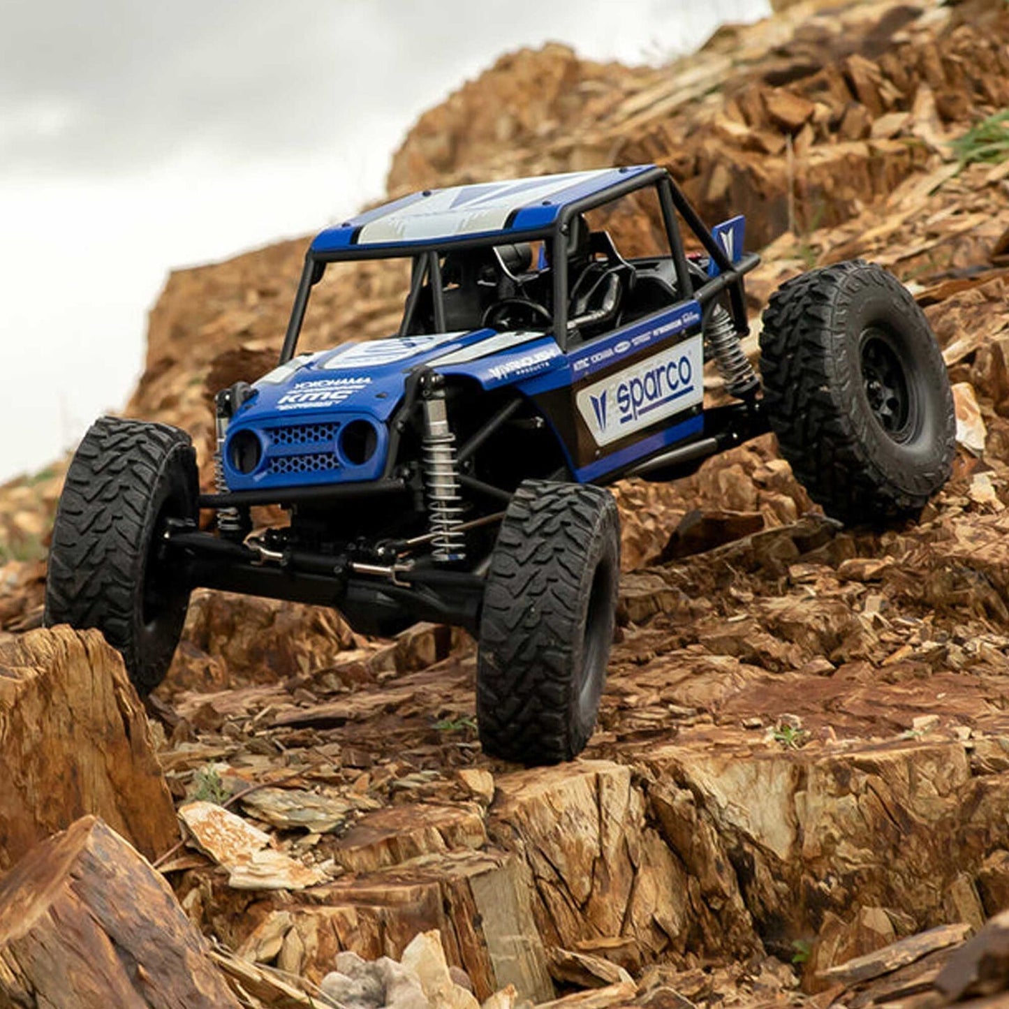 1/10 H10 Optic 4*4 Trail Buggy, Sparco RTR: Blue