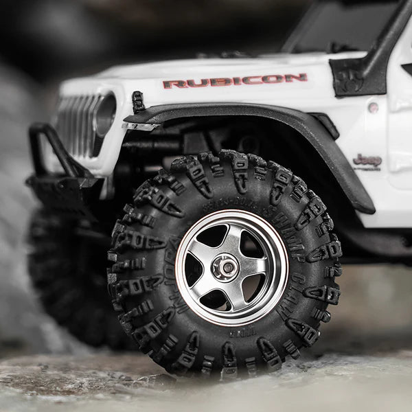 0.7" 5-Spoke Aluminum D18 Wheels (4) Titanium