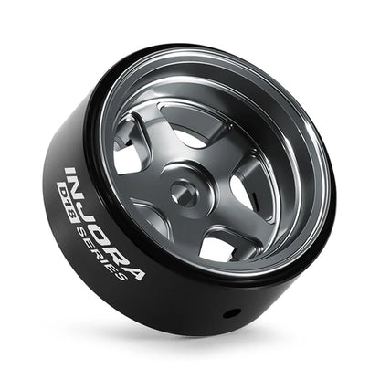 0.7" 5-Spoke Aluminum D18 Wheels (4) Titanium