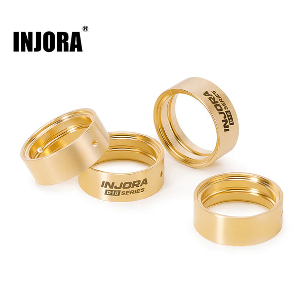 Brass Inner Clamp Rings 0.7" D18 Wheels (2)