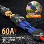 EC5 Male to XT60 Female Adapters