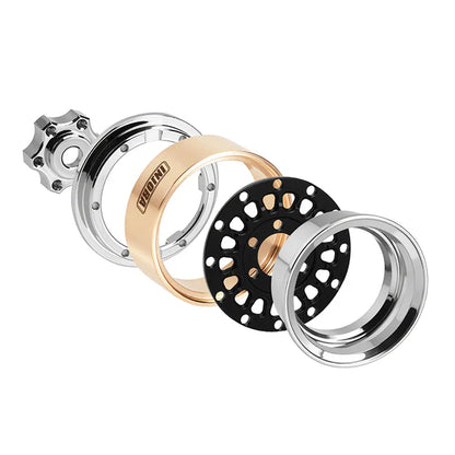 1.0" ModuWheel -4.4mm Offset Wheels Micro Crawlers: Black