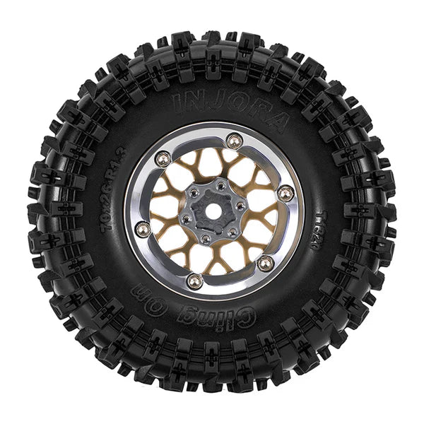 1.3" 70*26mm -4.05mm Offset ModuWheel Set Micro Crawlers