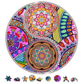 Yin Yang Flowers Wooden Puzzle, 200 Pcs