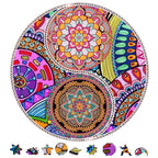 Yin Yang Flowers Wooden Puzzle, 200 Pcs