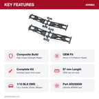 ARRMA rear suspension arm set key features