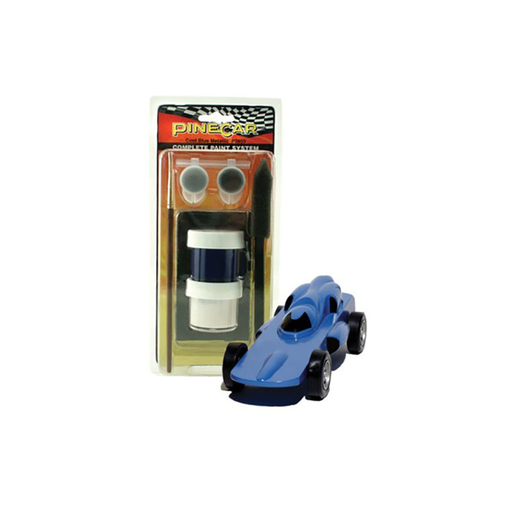 Woodland Scenics Pine Car Complete Paint System, Cool Blue product photo