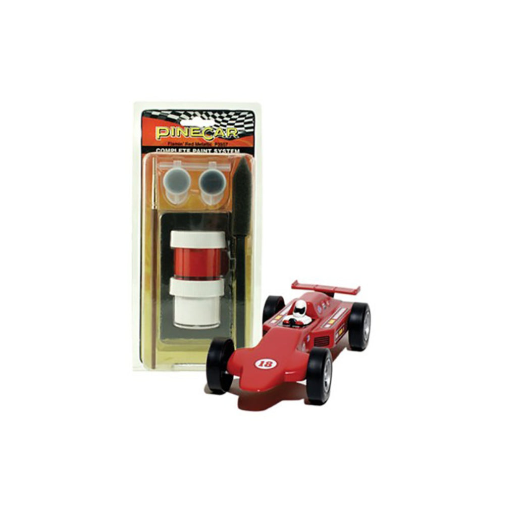 Woodland Scenics Pine Car Complete Paint System, Flamin' Red product photo