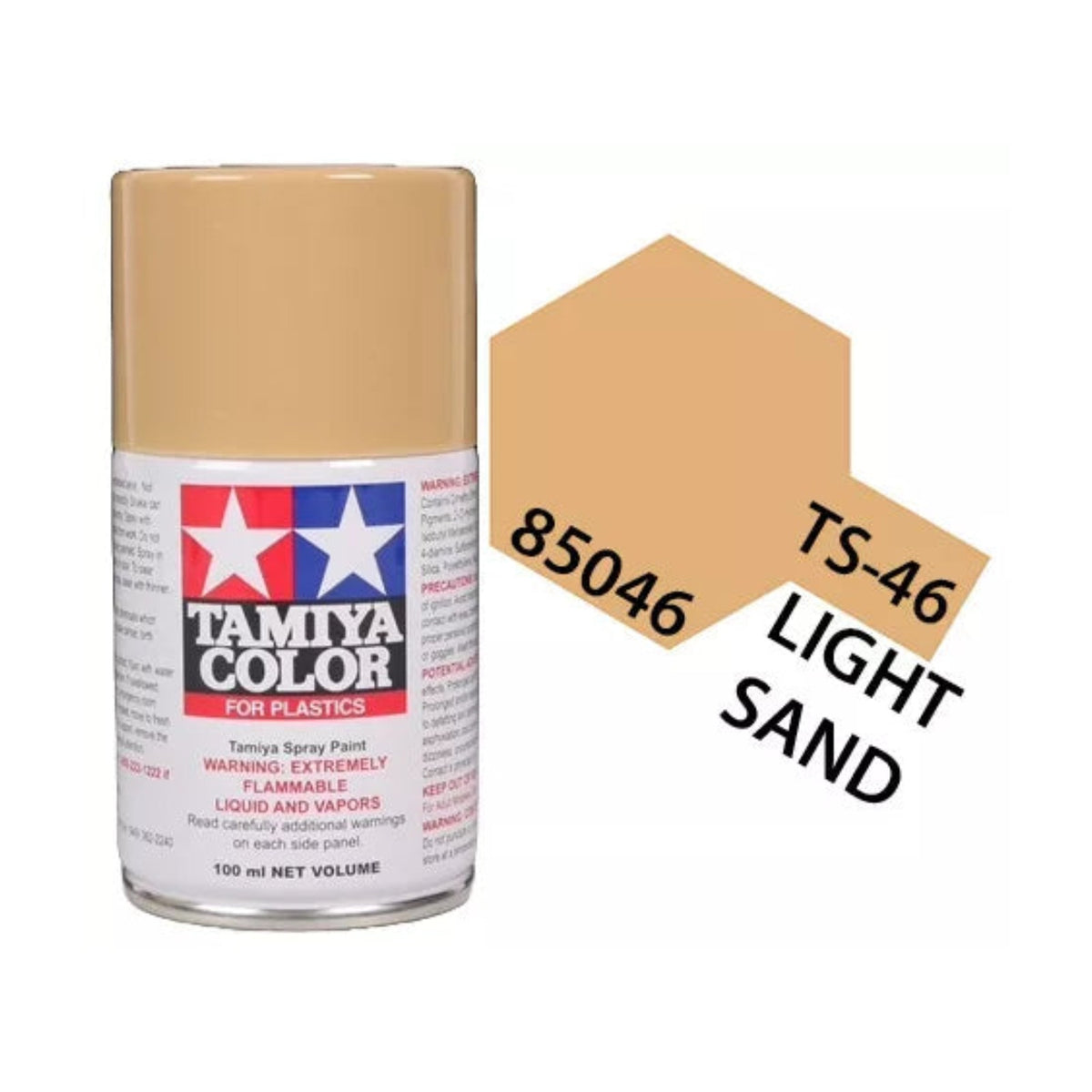 Tamiya TS-46 Light Sand Lacquer Spray Paint, 100ml product photo