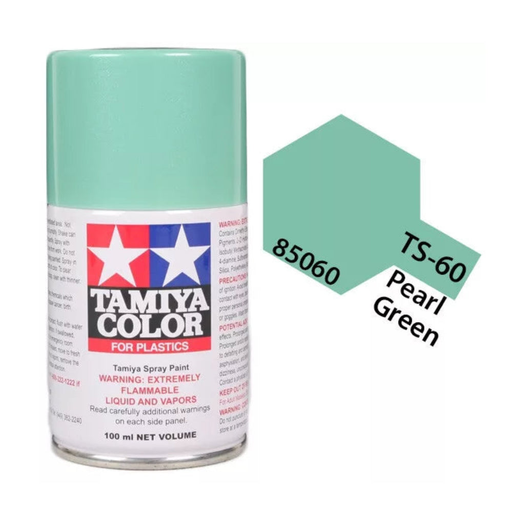 Tamiya TS-60 Pearl Green Lacquer Spray Paint, 100ml product photo