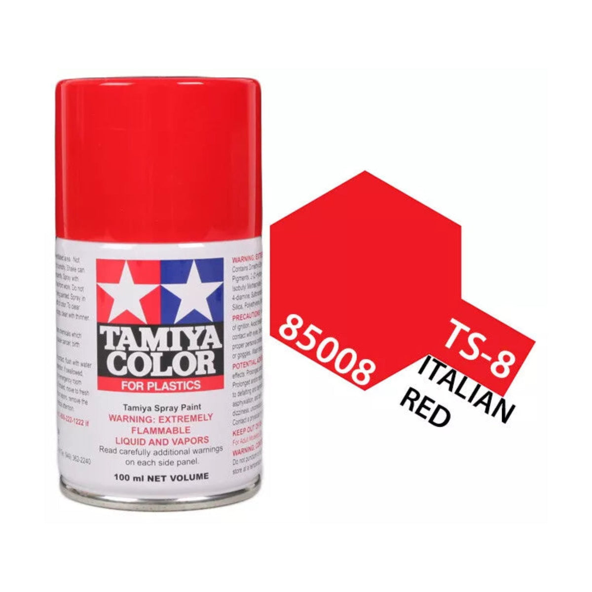 Tamiya TS-8 Italian Red Lacquer Spray Paint, 100ml product photo