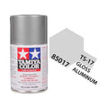 Tamiya TS-17 Gloss Aluminum Lacquer Spray Paint, 100ml product photo