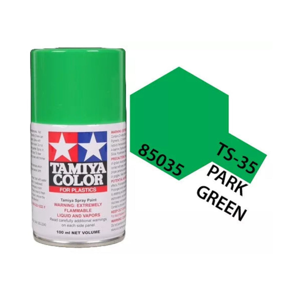Tamiya TS-35 Park Green Lacquer Spray Paint, 100ml product photo