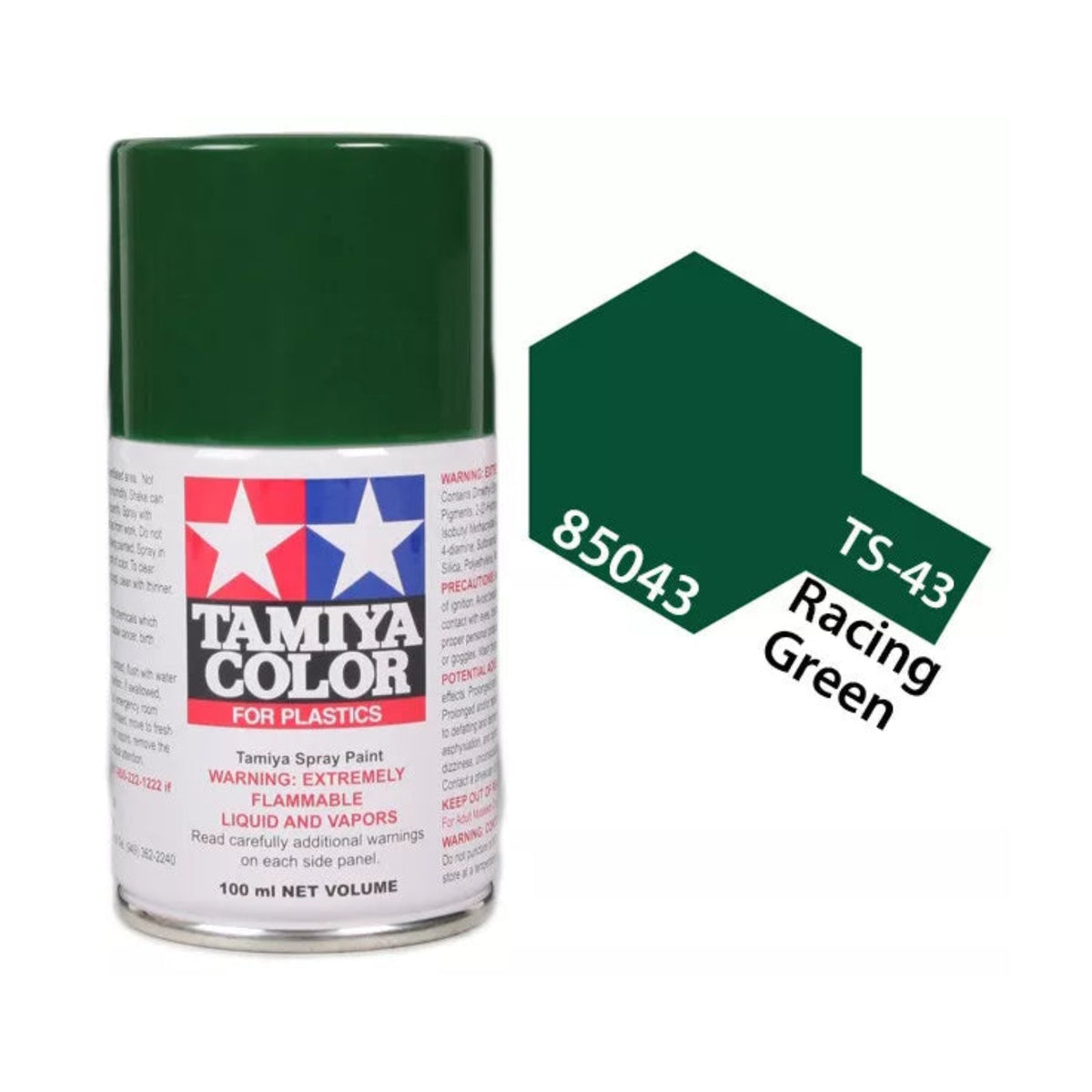 Tamiya TS-43 Racing Green Lacquer Spray Paint, 100ml product photo