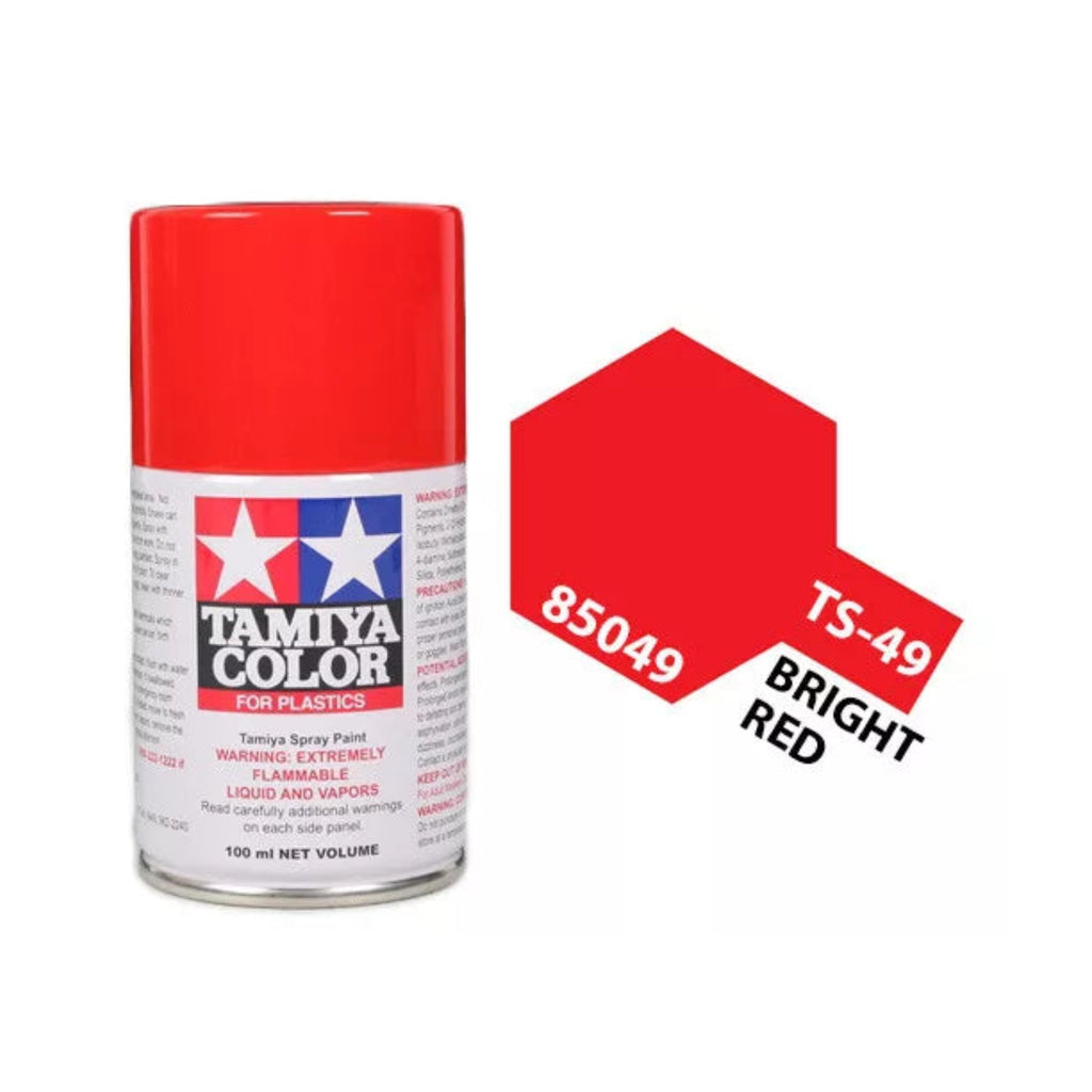 Tamiya TS-49 Bright Red Lacquer Spray Paint, 100ml product photo