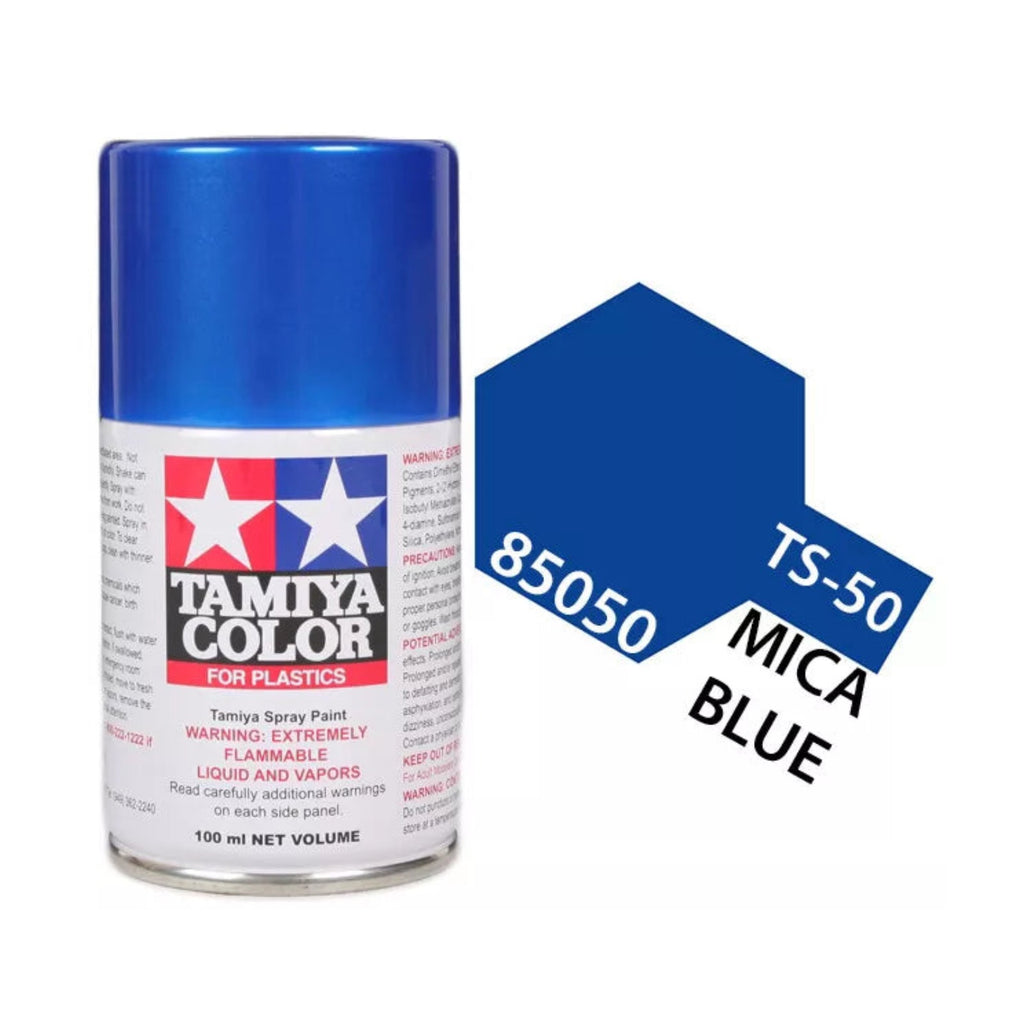 Tamiya TS-50 Blue Mica Lacquer Spray Paint, 100ml product photo