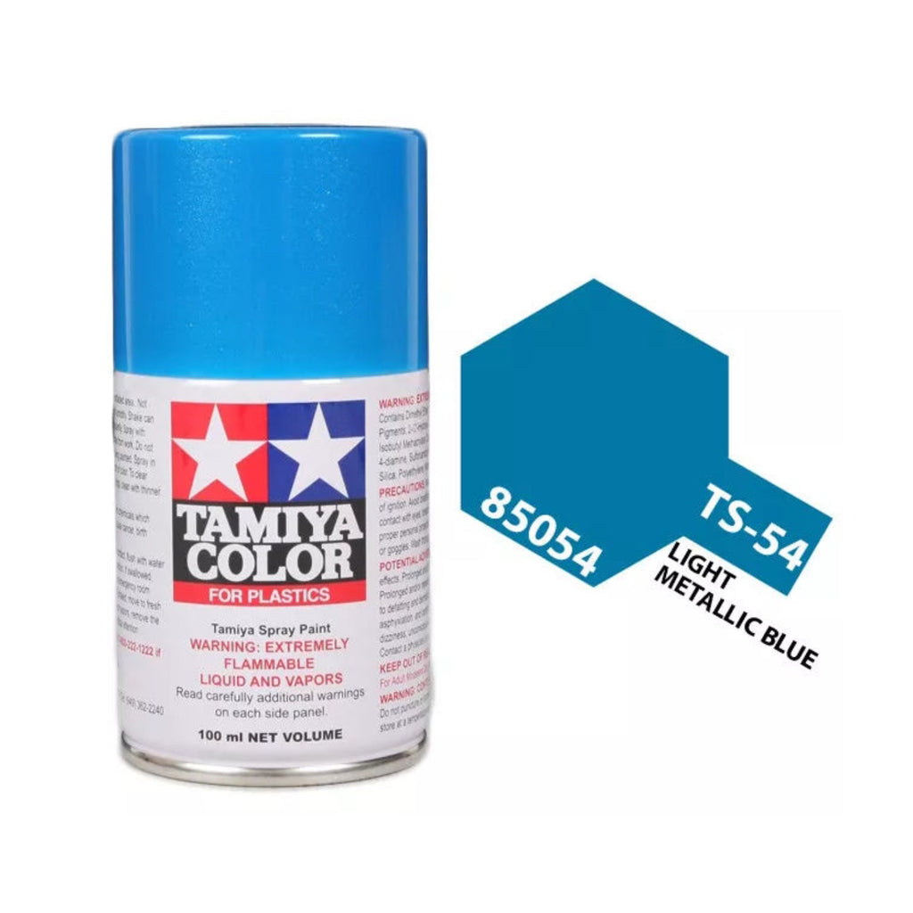 Tamiya TS-54 Light Metallic Blue Lacquer Spray Paint, 100ml product photo