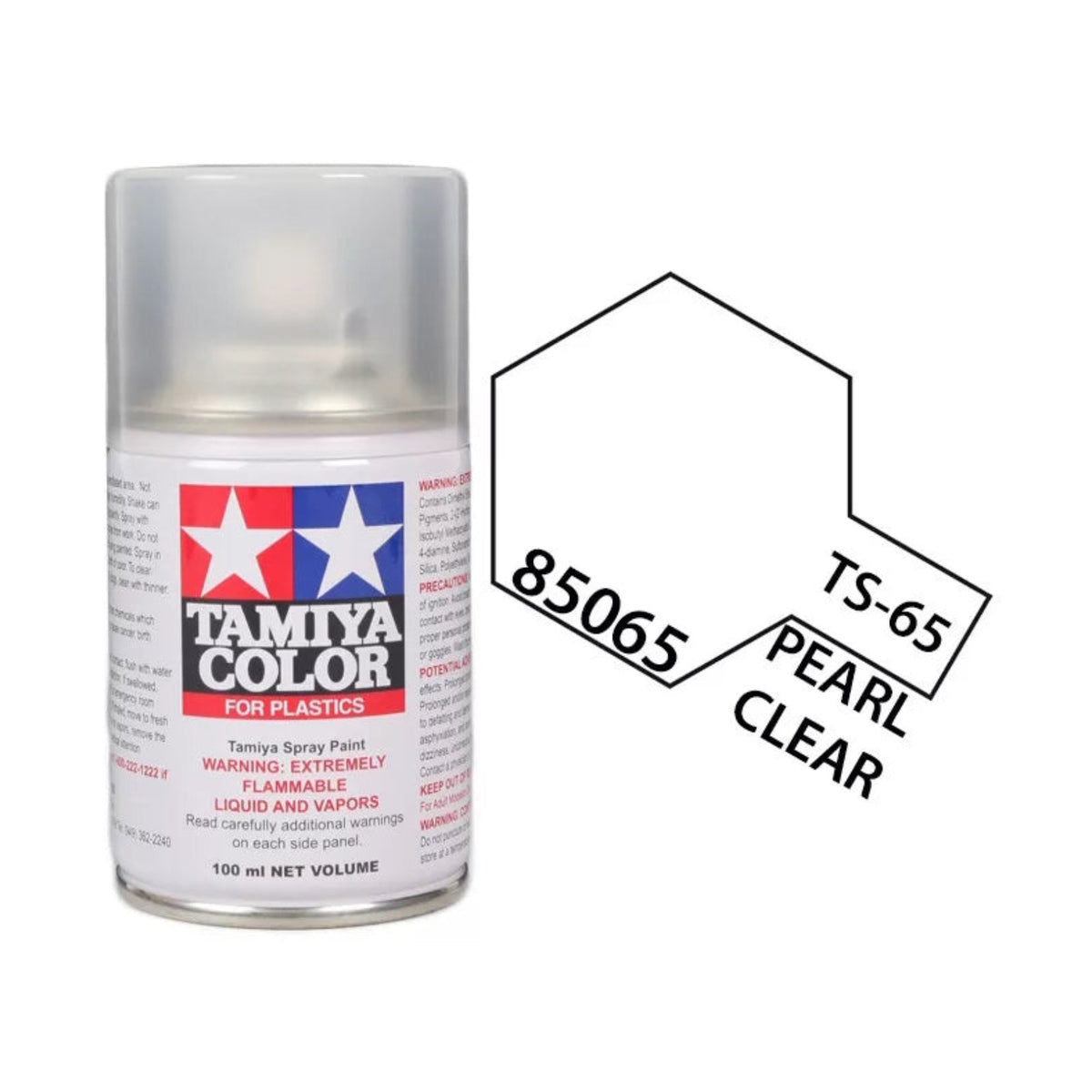 Tamiya TS-65 Pearl Clear Lacquer Spray Paint, 100ml product photo