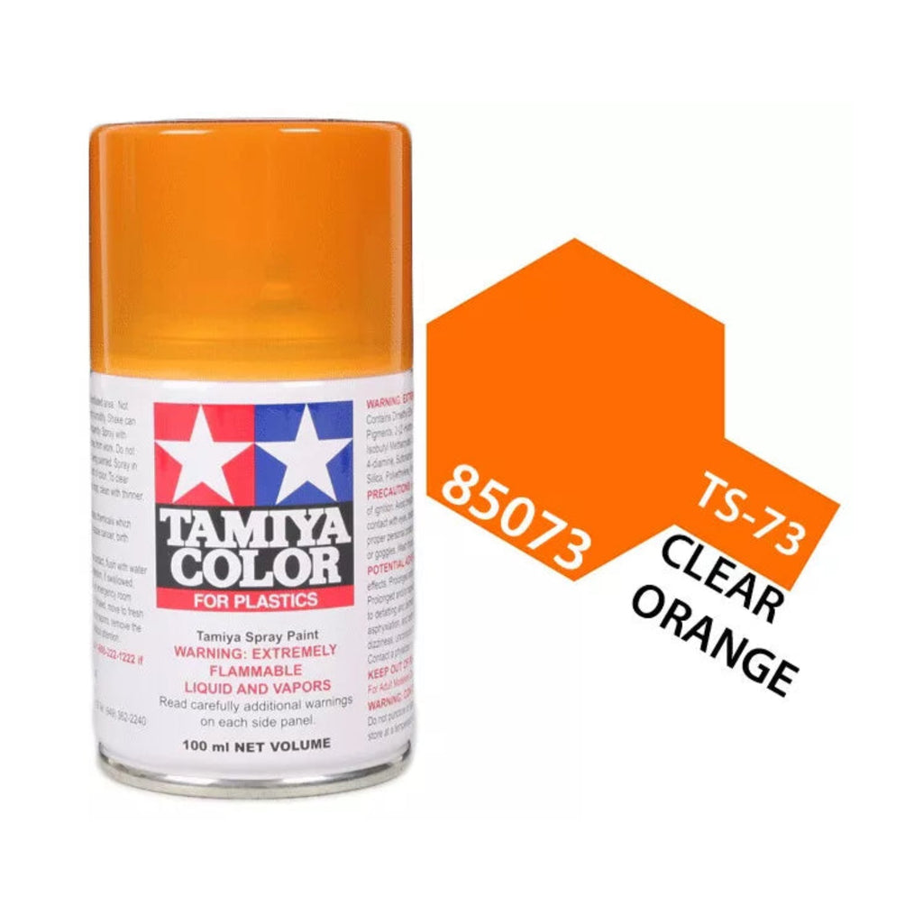 Tamiya TS-73 Clear Orange Lacquer Spray Paint, 100ml product photo