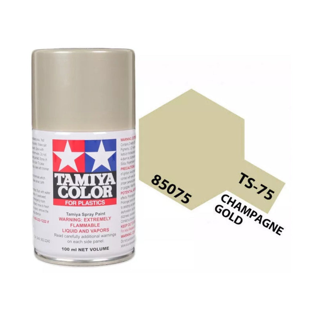 Tamiya TS-75 Champagne Gold Lacquer Spray Paint, 100ml product photo