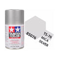 Tamiya TS-76 Mica Silver Lacquer Spray Paint, 100ml product photo