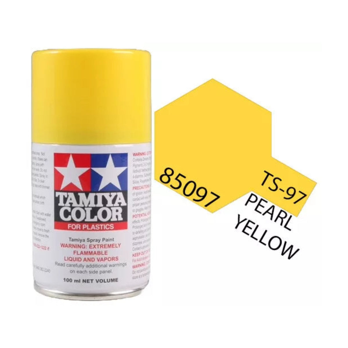 Tamiya TS-97 Pearl Yellow Lacquer Spray Paint, 100ml product photo