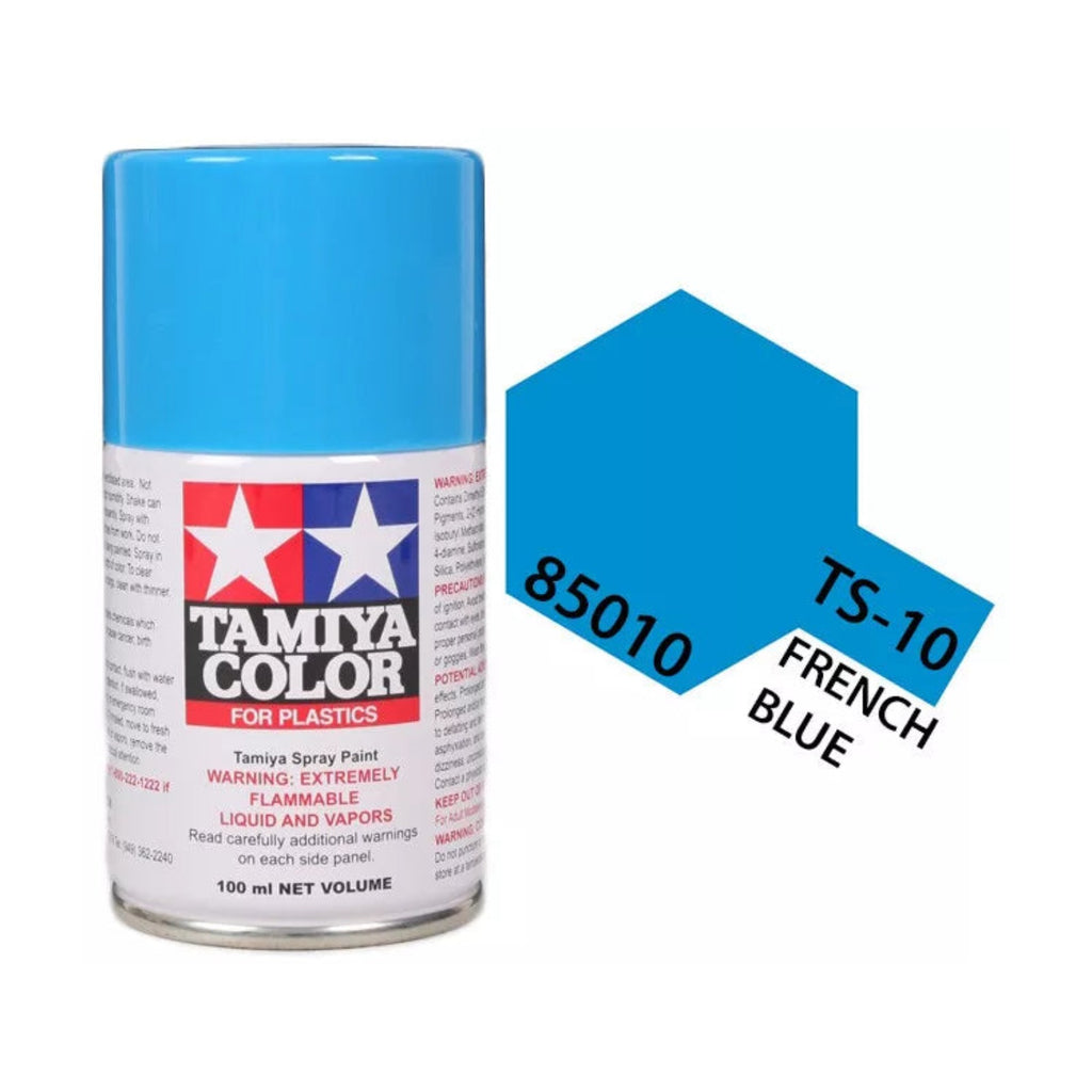 Tamiya TS-10 French Blue Lacquer Spray Paint, 100ml product photo