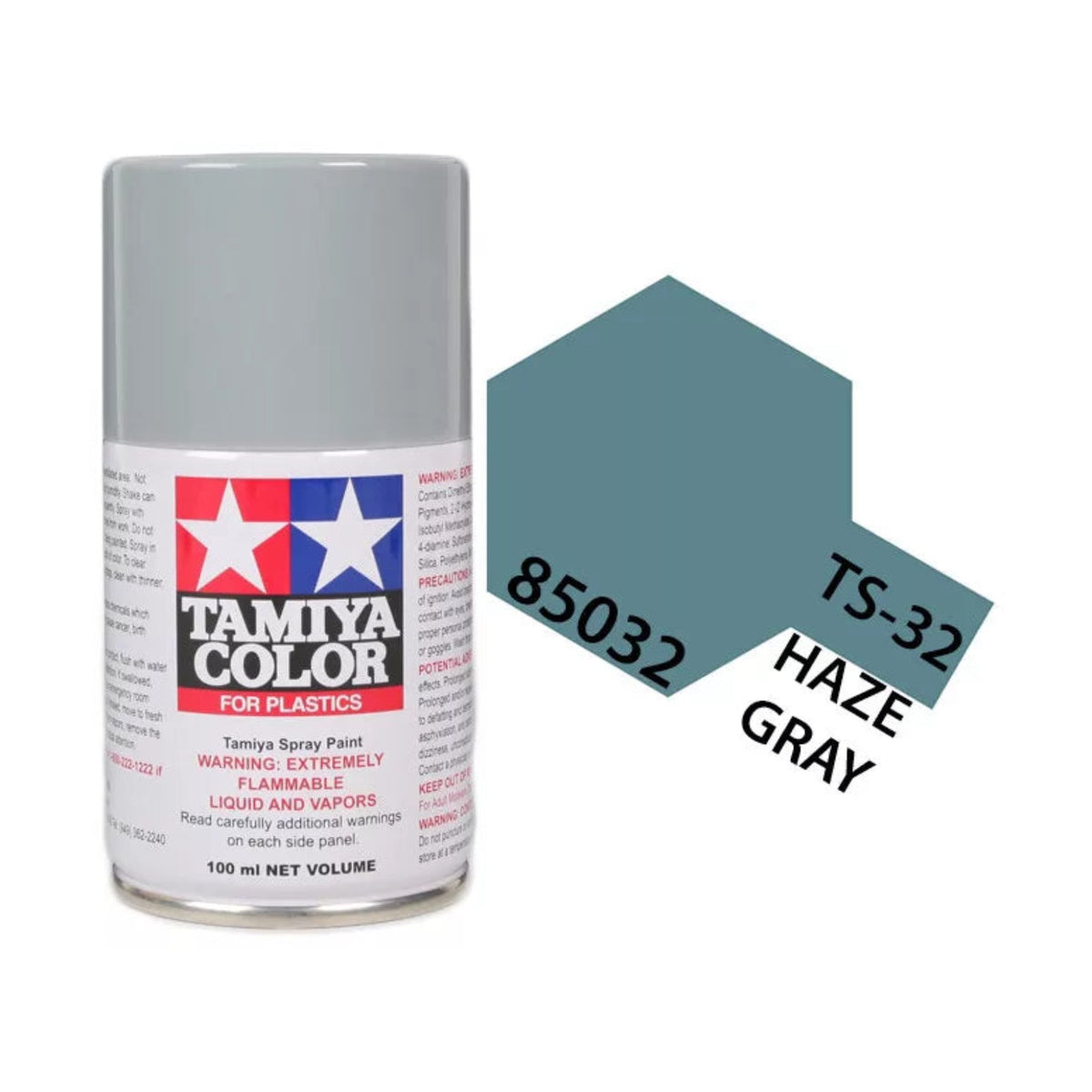 Tamiya TS-32 Haze Grey Lacquer Spray Paint, 100ml product photo