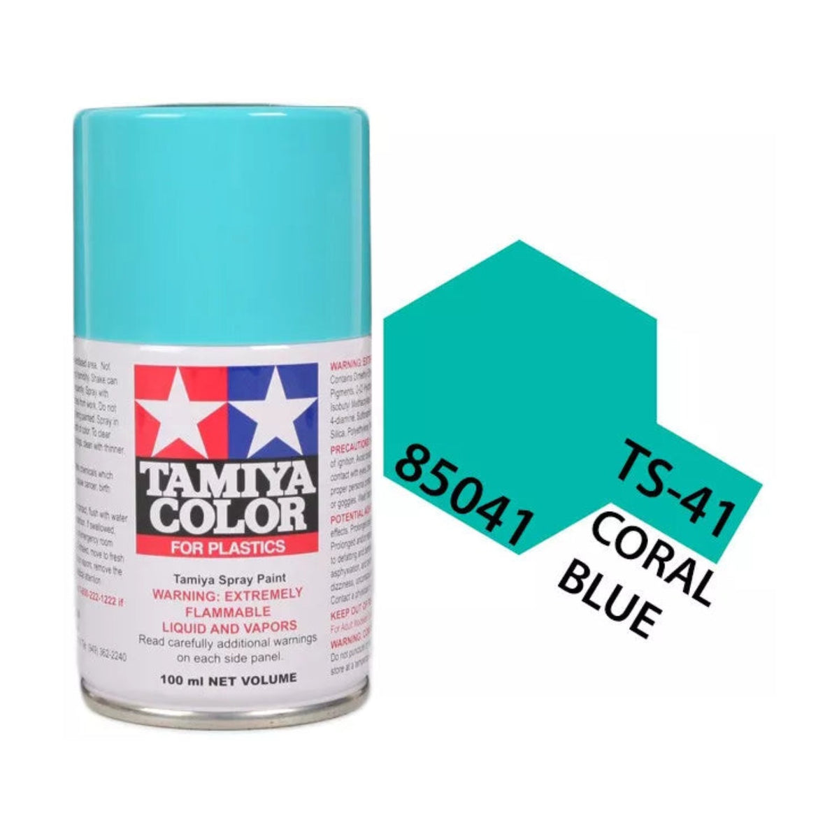 Tamiya TS-41 Coral Blue Lacquer Spray Paint, 100ml product photo