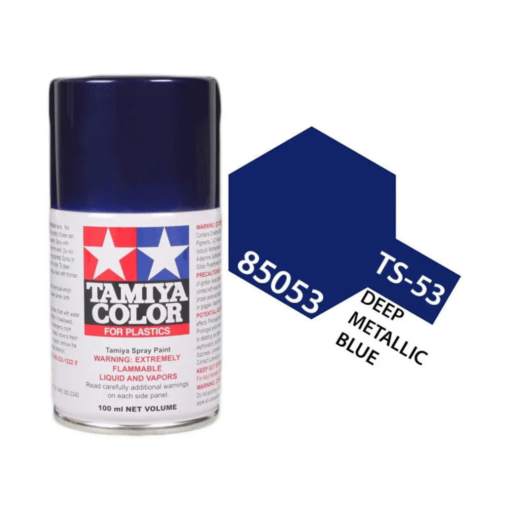 Tamiya TS-53 Deep Metallic Blue Lacquer Spray Paint, 100ml product photo