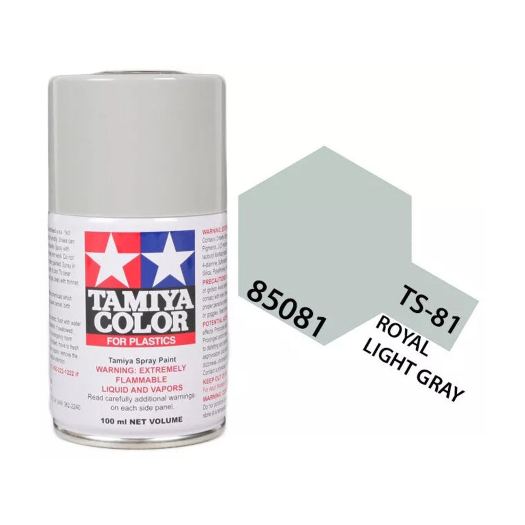Tamiya TS-81 Royal Light Gray Lacquer Spray Paint, 100ml product photo