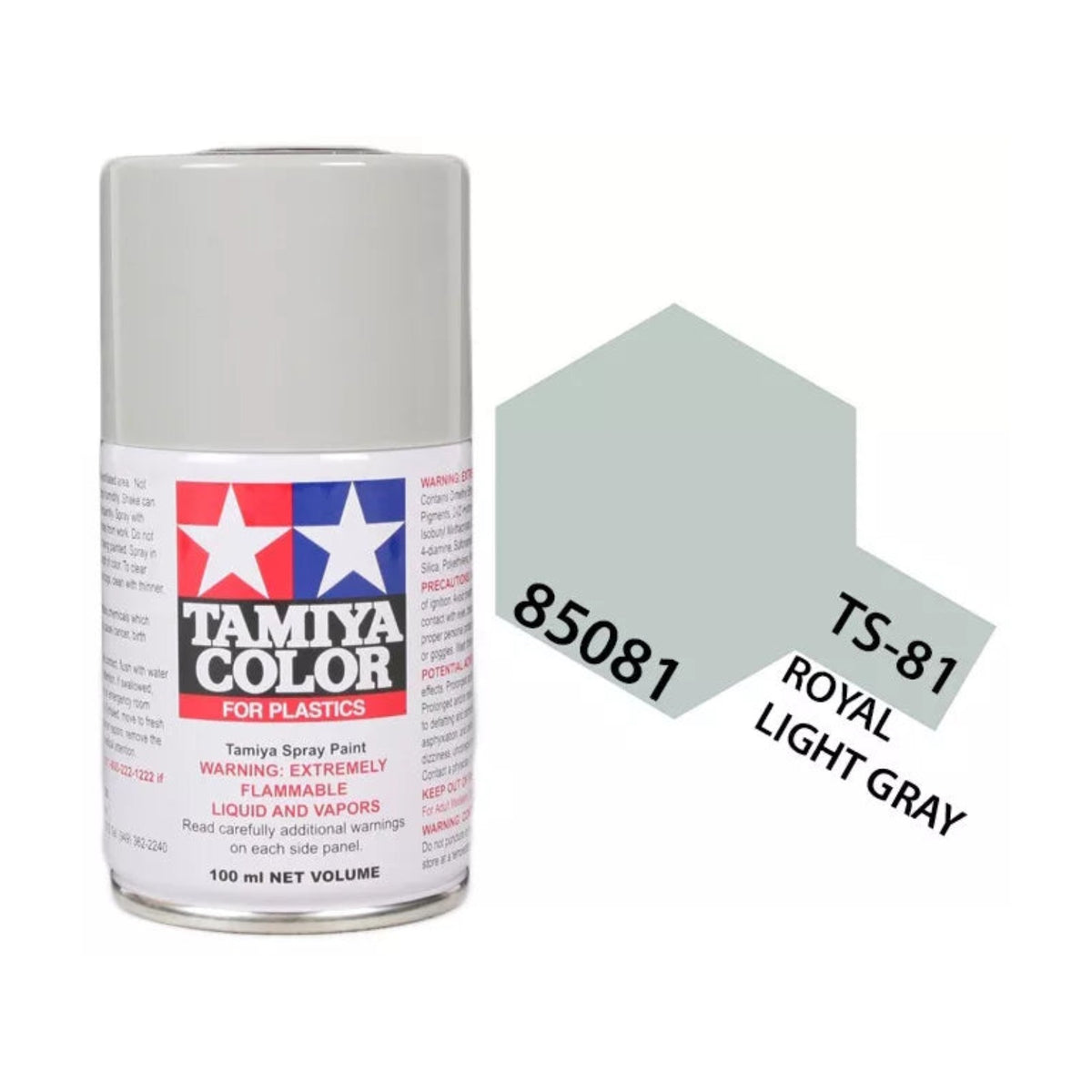 Tamiya TS-81 Royal Light Gray Lacquer Spray Paint, 100ml product photo