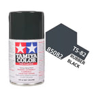 Tamiya TS-82 Black Rubber Lacquer Spray Paint, 100ml product photo