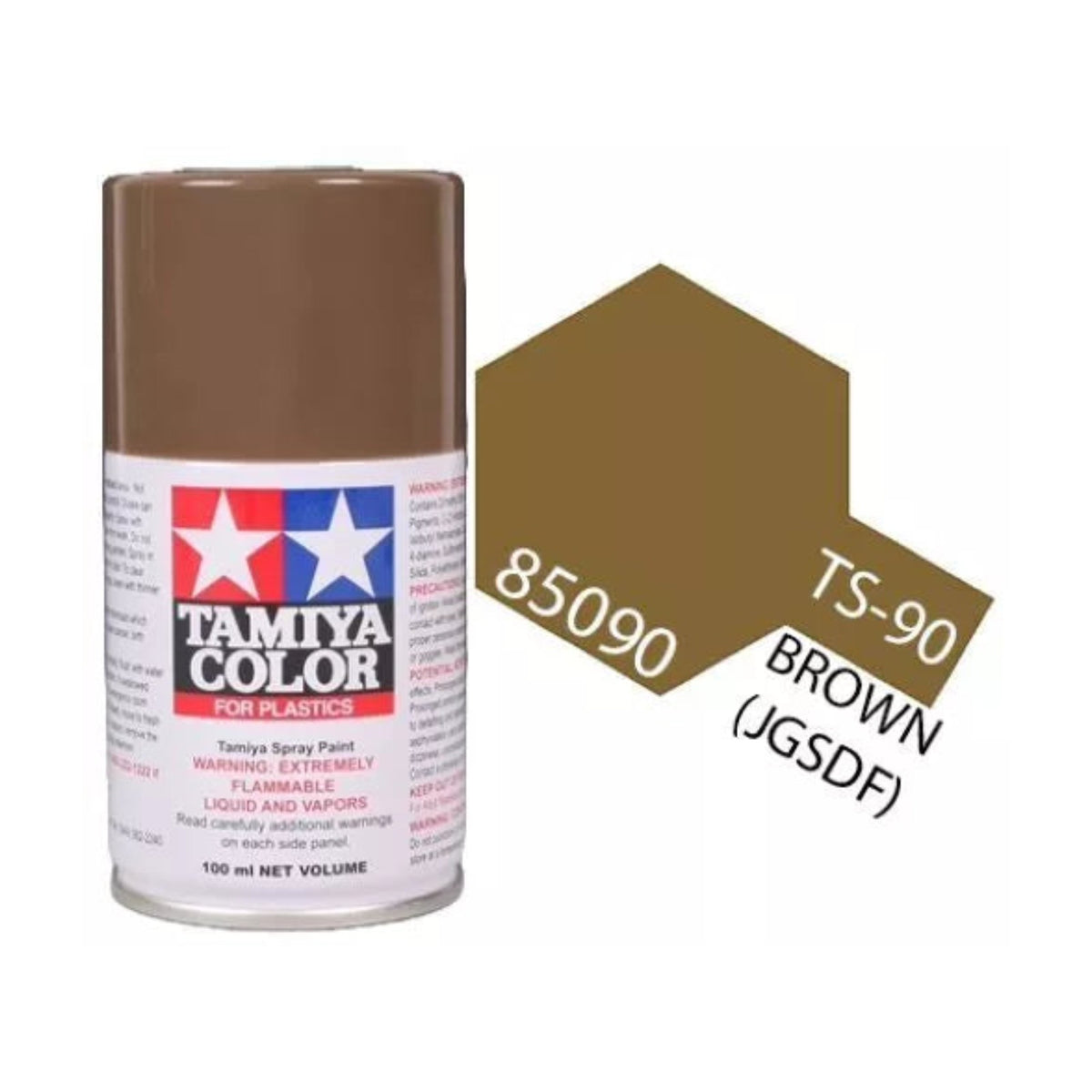 Tamiya TS-90 Brown (JGSDF) Lacquer Spray Paint, 100ml product photo