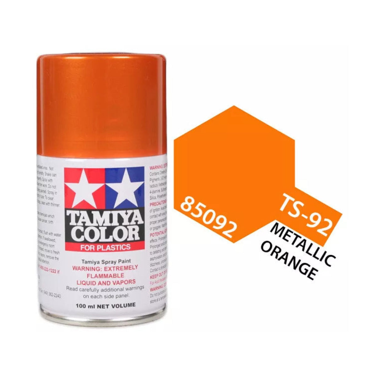 Tamiya TS-92 Metallic Orange Lacquer Spray Paint, 100ml product photo
