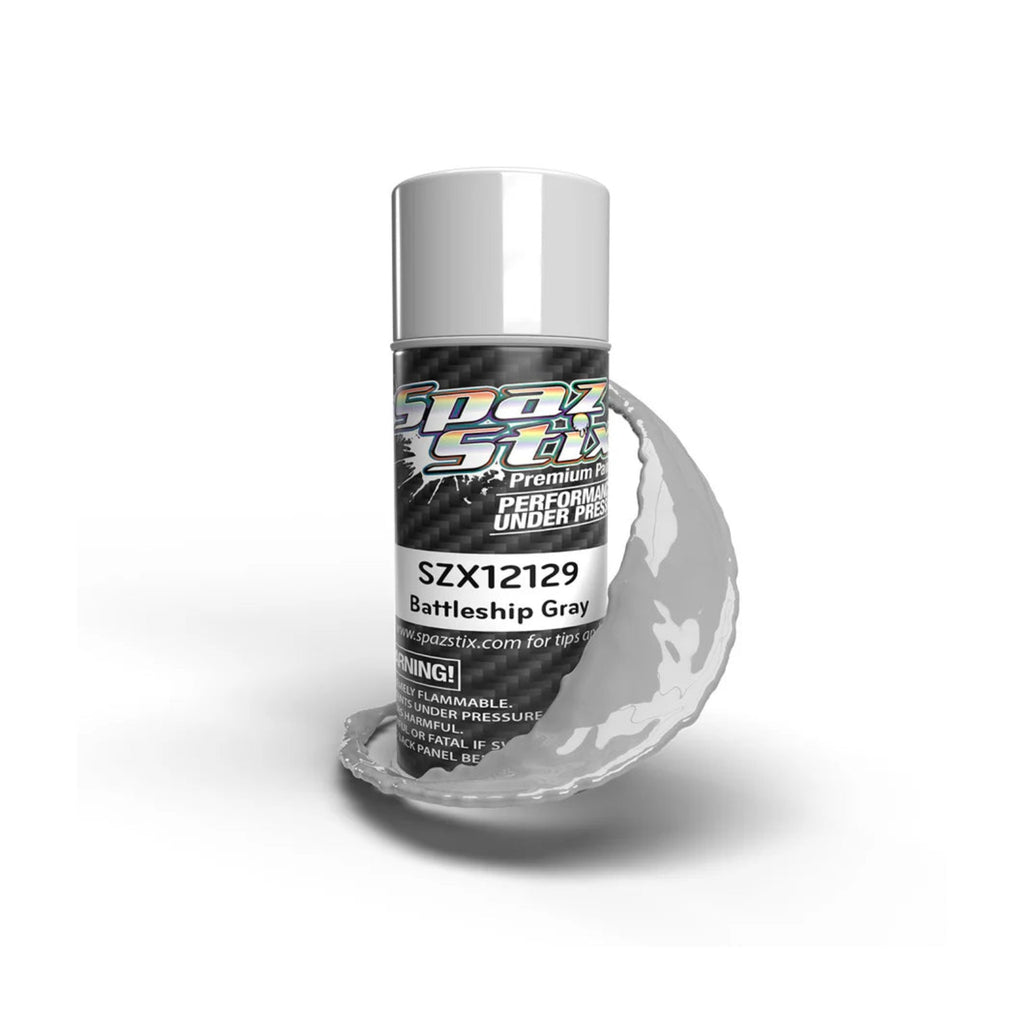 Spaz Stix Battleship Gray Aerosol Paint, 3.5oz product photo